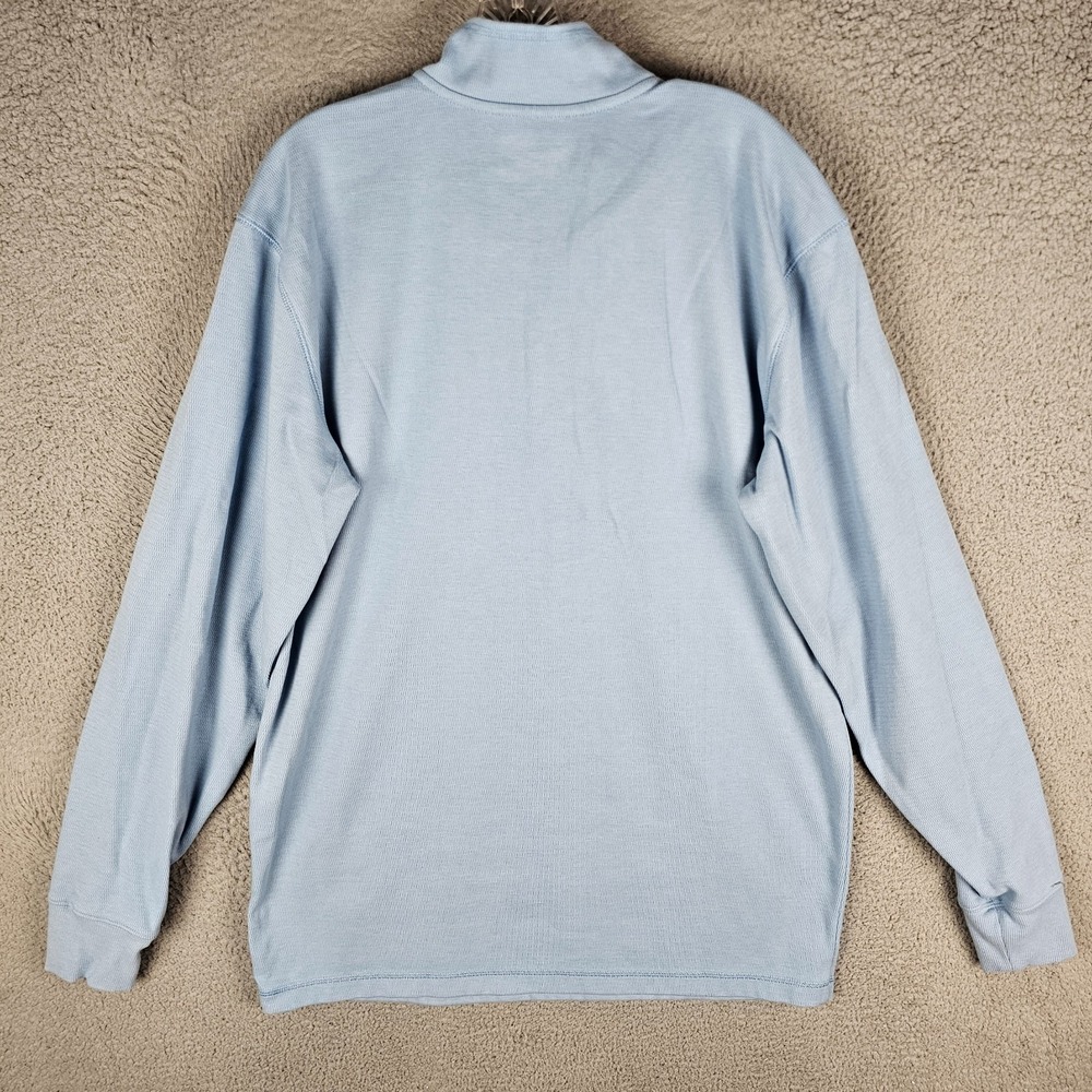 Carhartt Shirt Mens L Tall Relaxed Fit Heavyweight‎ Long Sleeve 1/4 Zip TK4428-M - Picture 2 of 10